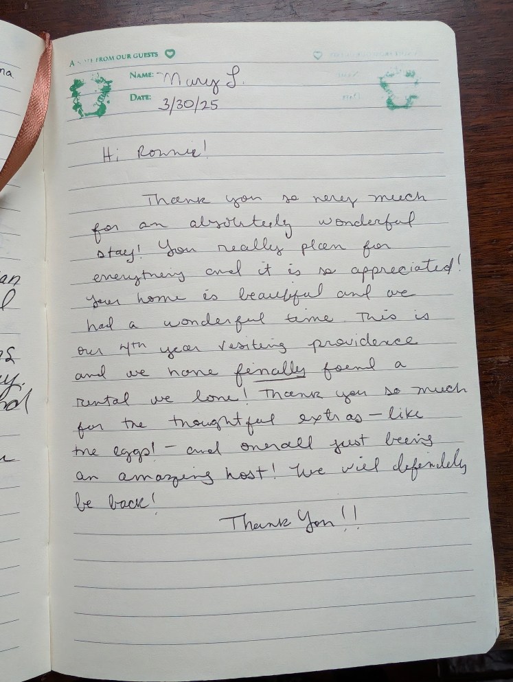 "Thank you so very much for an absolutely wonderful for stay! This our 4th year visiting  providence and we have finally found a rental we love! We will definitely be back!"