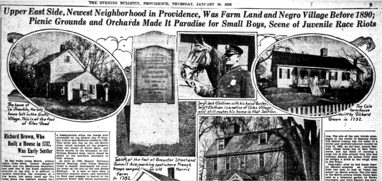 Newspaper ArticleJANUARY 19, 1928
THE EVENING BULLETIN, PROVIDENCE